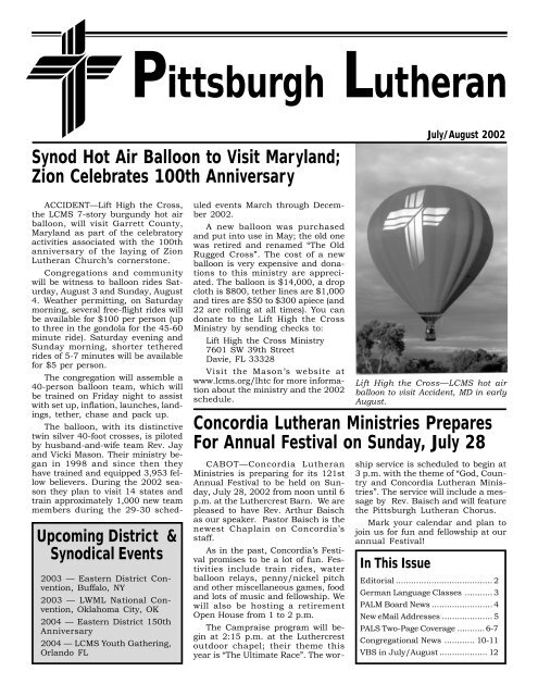 Pittsburgh Lutheran