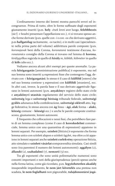 sul fil di ragno della memoria.pdf - Italogramma - Eötvös Loránd ...