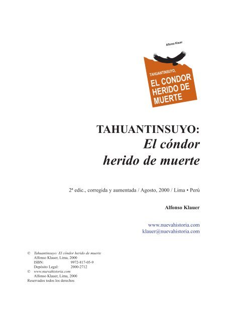 TAHUANTINSUYO: El cóndor herido de muerte - Eumed.net