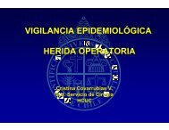 VIGILANCIA EPIDEMIOLÓGICA HERIDA OPERATORIA