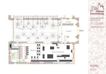 Bestuhlungspläne Forum der Vorburg - Schloss Drachenburg