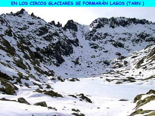 Modelados glaciar - ies "poeta claudio rodríguez"