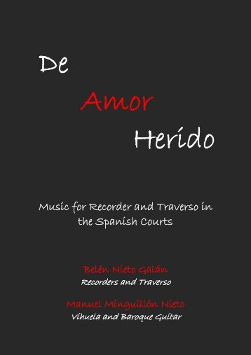 Music for Recorder and Traverso in the Spanish Courts - Manuel ...