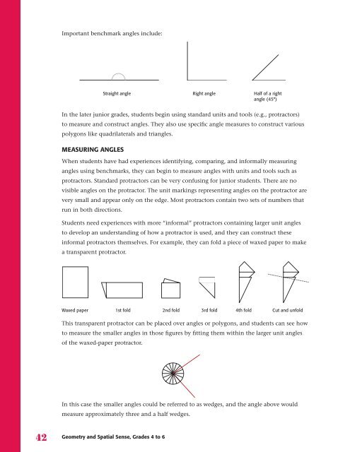 Geometry and Spatial Sense, Grades 4 to 6 - EduGains