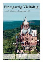 Programmheft 2013 zum Download - Schloss Drachenburg