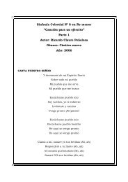 Sinfonía Celestial Nº 8 en Re menor “Canción para un ejército ...