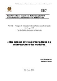 Inter-relação entre as propriedades e a ... - PCC 5726 - USP