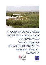 Programa de acciones para la conservación de Humedales ...