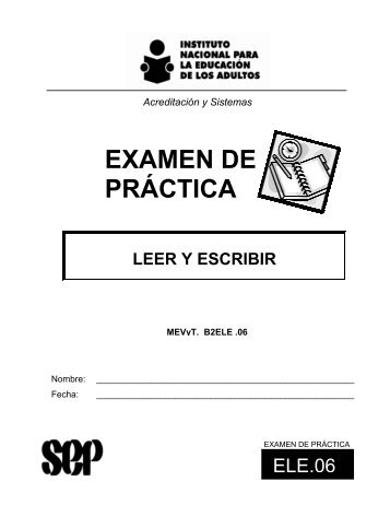 Leer y escribir