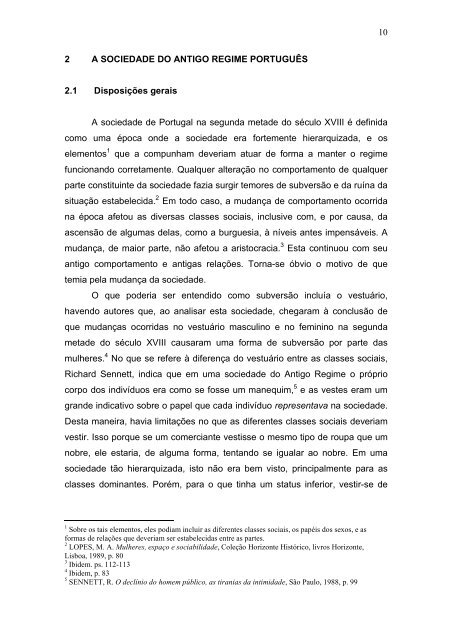 a sociedade portuguesa da segunda metade do século xviii