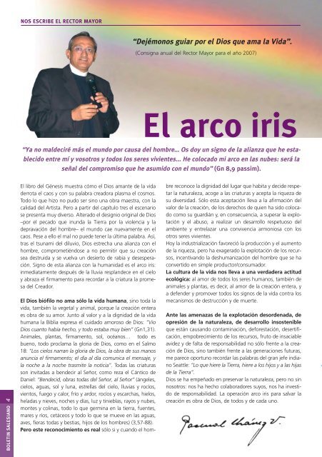 El arco iris - Boletín Salesiano