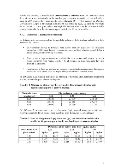 producción orgánica de cultivos andinos - Mountain Partnership