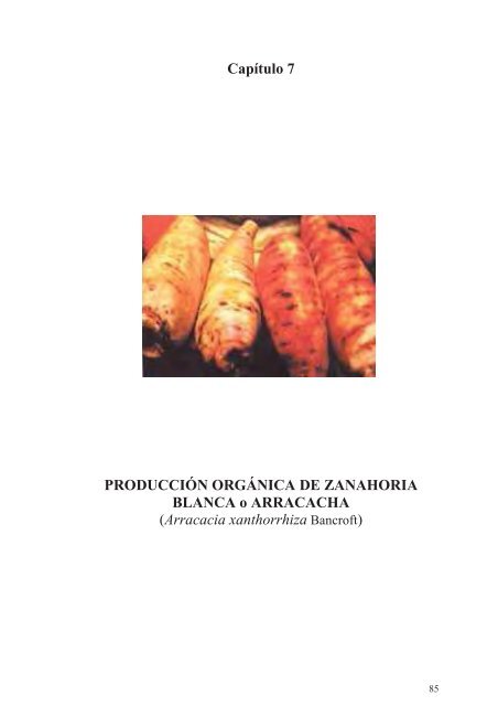 producción orgánica de cultivos andinos - Mountain Partnership