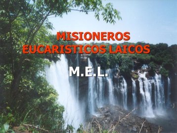 MISIONEROS EUCARISTICOS LAICOS - Misioneras del Santísimo ...