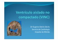 Dr Eugenio Dávila Dávila Servicio de Cardiología Hospital de Mérida