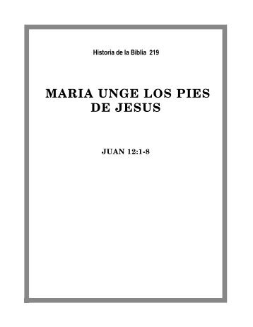 219 - Maria unge los pies de Jesus - Horizonte Internacional