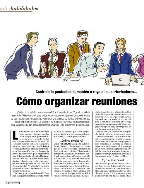 Cómo organizar reuniones - Emprendedores