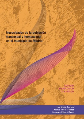 Necesidades de la población transexual y homosexual en ... - CCOO