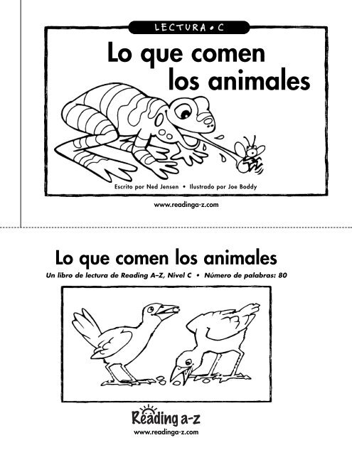 Lo que comen los animales.pdf - Theresa Murphy