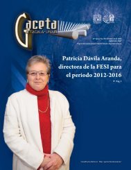 Patricia Dávila Aranda, directora de la FESI para el periodo 2012 ...