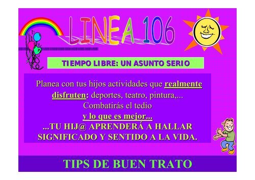 TIPS DE BUEN TRATO