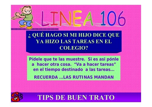 TIPS DE BUEN TRATO