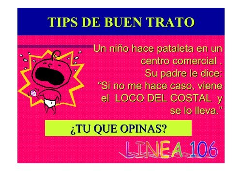 TIPS DE BUEN TRATO