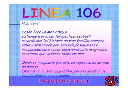 TIPS DE BUEN TRATO