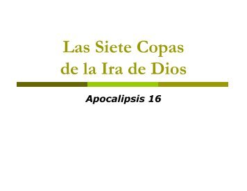 Las Siete Copas de la Ira de Dios - Iglesia Anglicana "San Juan ...