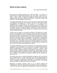 Sobre la ética notarial - Revista del Colegio de Notarios de Jalisco