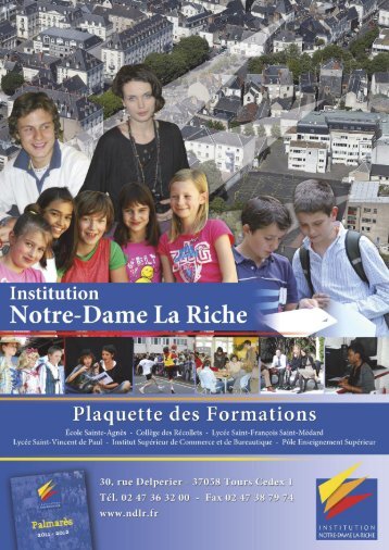 Mise en page 1 - Institution Notre-Dame La Riche