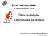 Ética na doação e transfusão de sangue - aefml