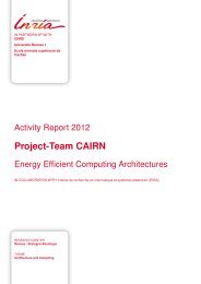 Project-Team CAIRN - RAweb - Inria
