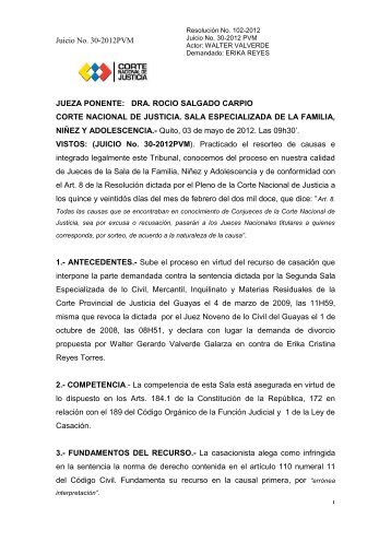 RESOLUCION No. 102-2.. - Corte Nacional de Justicia