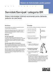 Servidek/Servipak categoria BR - Grace Construction Products