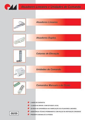 Atuadores Lineares e Unidades de Comando - Phoenix Mecano