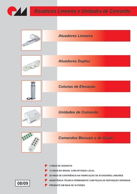 Atuadores Lineares e Unidades de Comando - Phoenix Mecano