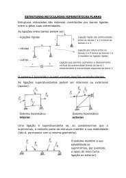 Estruturas Reticuladas Planas Hiperstáticas - Dem Isep