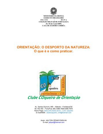 Clube COqueiro de Orientação - Colégio Militar de Fortaleza