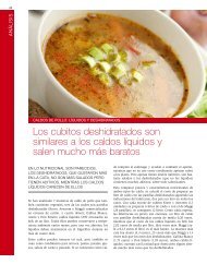 Caldos de pollo: líquidos y deshidratados (203 Kb ) - Revista ...