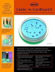 Caldo m-ColiBlue24® - HACH Latinoamerica