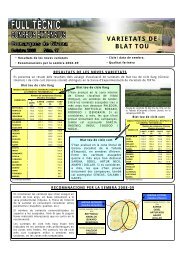 VARIETATS DE BLAT TOU - Recercat