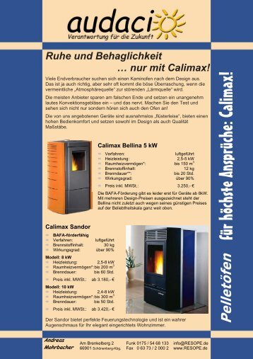 nur mit Calimax!