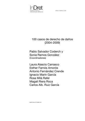 100 casos de derecho de daños