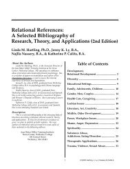 Relational References: A Selected Bibliography of Research ...