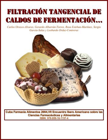 Filtración tangencial de caldos de fermentación de Phaffia ...