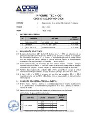 INFORME TÉCNICO - Coes