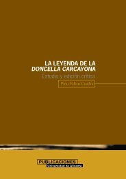 LA LEYENDA DE LA DONCELLA CARCAYONA - Publicaciones de ...