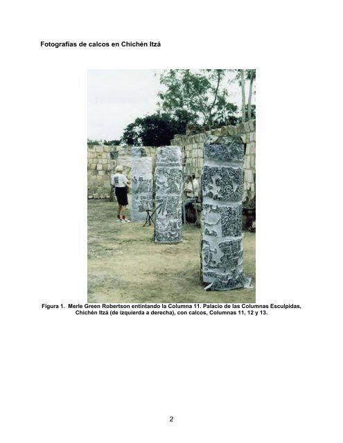 Chichen Itza: El Palacio de las Columnas Esculpidas - Famsi