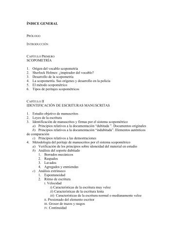 índice (pdf) - Ediciones La Rocca